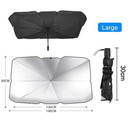 Interior Sunshade Umbrella for Cars & Trucks