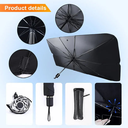 Interior Sunshade Umbrella for Cars & Trucks